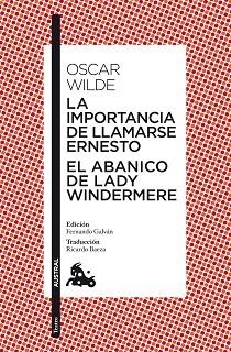 IMPORTANCIA DE LLAMARSE ERNESTO, LA / EL ABANICO DE LADY WINDERMERE | 9788467037760 | WILDE, OSCAR