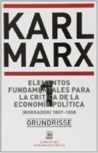 ELEMENTOS FUND. CRITICA ECONOMIA POLITICA (3 VOLS) | 9788432302244 | MARX, KARL