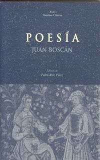 POESÍA (JUAN BOSCÁN) | 9788446010067 | BOSCÁN, JUAN