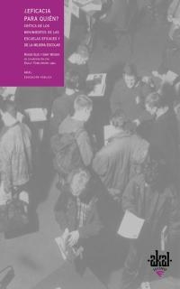 EFICACIA PARA QUIEN ? | 9788446012382 | SLEE / WEINER