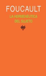 HERMENEUTICA DEL SUJETO | 9788446017721 | FOUCAULT, MICHEL