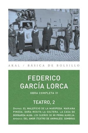 OBRAS IV (FEDERICO GARCÍA LORCA) | 9788446029779 | GARCIA LORCA, FEDERICO