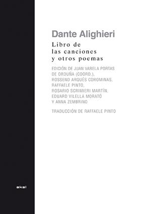 LIBRO DE LAS CANCIONES Y OTROS POEMAS, EL | 9788446039518 | ALIGHIERI, DANTE