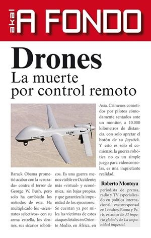 DRONES. LA MUERTE POR CONTROL REMOTO | 9788446039952 | MONTOYA BATIZ, ROBERTO
