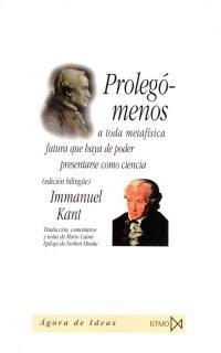 PROLEGOMENOS (EDICION BILINGUE) | 9788470903342 | KANT, IMMANUEL