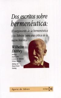DOS ESCRITOS SOBRE HERMENEUTICA | 9788470903618 | DILTHEY, VILHEM