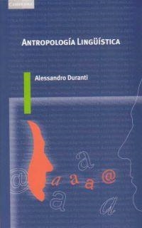 ANTROPOLOGIA LINGUISTICA | 9788483230923 | DURANTI