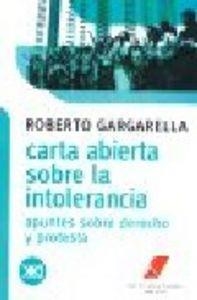 CARTA ABIERTA SOBRE LA INTOLERANCIA | 9789871220465 | GARGARELLA MARIOTTI, ROBERTO