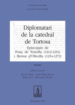 DIPLOMATARI DE LA CATEDRAL DE TORTOSA | 9788499759890