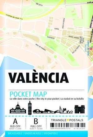 VALÈNCIA : POCKET MAP | 9788484787570 | LINARES, JOAN MARC / PÉREZ SÁNCHEZ, RAFA / PLA BOADA, RICARD