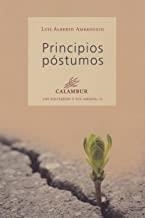 PRINCIPIOS PÓSTUMOS | 9788483594469 | AMBROGGIO, LUIS ALBERTO