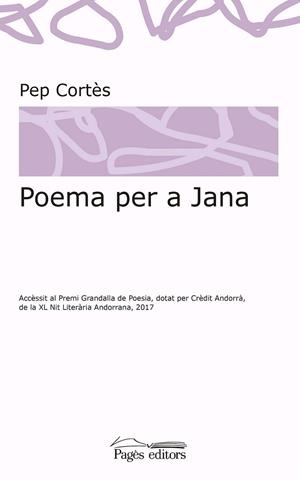 POEMA PER A JANA | 9788413030036 | CORTÈS VILA, PEP
