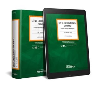LEY DE ENJUICIAMIENTO CRIMINAL [ED. 2018] | 9788491971863 | MUERZA ESPARZA, JULIO