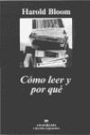 CÓMO LEER Y POR QUÉ | 9788433905994 | BLOOM, HAROLD