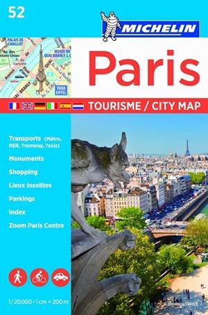 PARIS TOURISME : MAPA 052 | 9782067211544 | VARIOS AUTORES