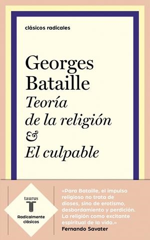 TEORÍA DE LA RELIGIÓN | 9788430619931 | BATAILLE, GEORGES