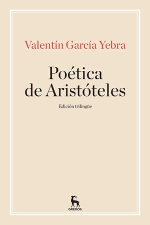 POÉTICA DE ARISTÓTELES | 9788424938383 | GARCIA YEBRA, VALENTIN