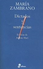 DICTADOS Y SENTENCIAS | 9788435091435 | ZAMBRANO, MARÍA
