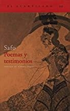 POEMAS Y TESTIMONIOS | 9788496136694 | SAFO