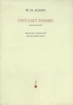 VINT-I-SET POEMES AUDEN | 9788477271390 | AUDEN, W. H.
