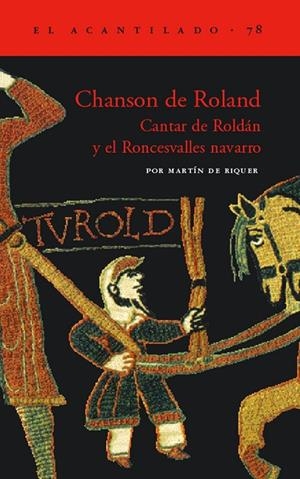 CHANSON DE ROLAND | 9788496136243 | DE RIQUER, MARTI