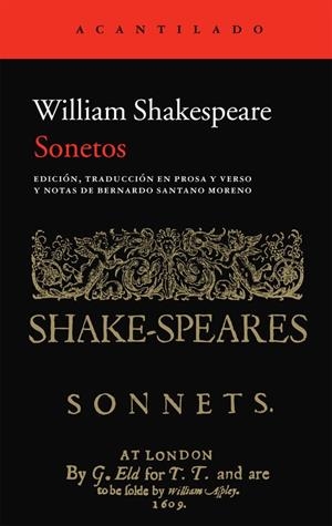 SONETOS SHAKESPEARE | 9788415689324 | SHAKESPEARE, WILLIAM