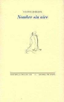 NOMBRE SIN AIRE | 9788481916232 | QUIRARTE, VICENTE
