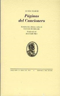 PÁGINAS DEL CANCIONERO | 9788481916249 | MARCH, AUSIÀS