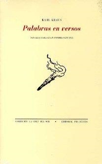 PALABRAS EN VERSOS | 9788481916997 | KRAUS, KARL