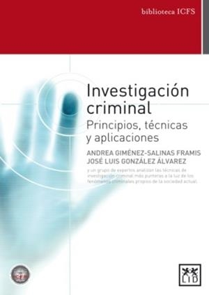 INVESTIGACIÓN CRIMINAL | 9788483564844
