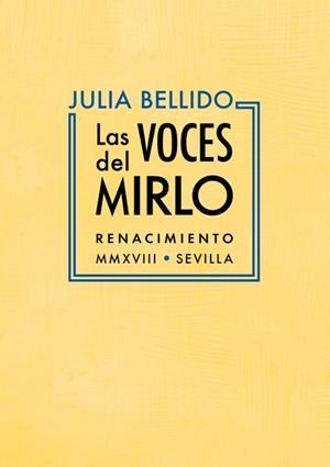 VOCES DEL MIRLO, LAS | 9788417550301 | BELLIDO, JULIA