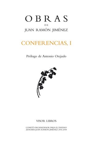 CONFERENCIAS, I | 9788498950847 | RAMÓN JIMÉNEZ, JUAN