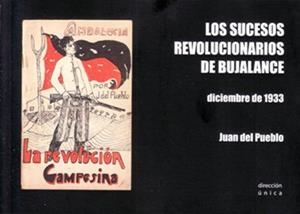 SUCESOS REVOLUCIONARIOS DE BUJALANCE, LOS | 9788409053209 | DEL PUEBLO, JUAN