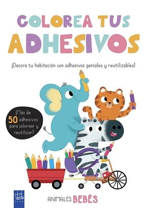COLOREA TUS ADHESIVOS. ANIMALES BEBÉS | 9788408200451 | YOYO