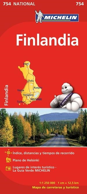 FINLANDIA : MAPA 754 | 9782067172906 | VARIOS AUTORES