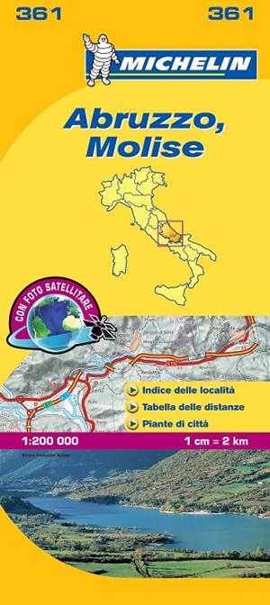 ABRUZZO, MOLISE : MAPA 361 | 9782067126701 | MICHELIN