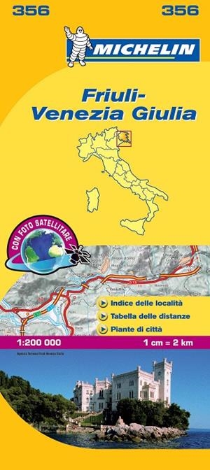 FRIULI-VENEZIA GIULIA : MAPA 356 | 9782067126657 | MICHELIN
