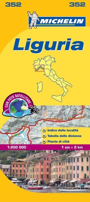 LIGURIA : MAPA 352 | 9782067126602 | MICHELIN