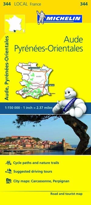 AUDE, PYRENEES-ORIENTALES : MAPA 344 | 9782067210783 | VARIOS AUTORES