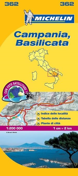 CAMPANIA, BASILICATA : MAPA 362 | 9782067126718 | MICHELIN