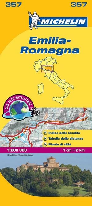 EMILIA-ROMAGNA : MAPA 357 | 9782067126664 | MICHELIN