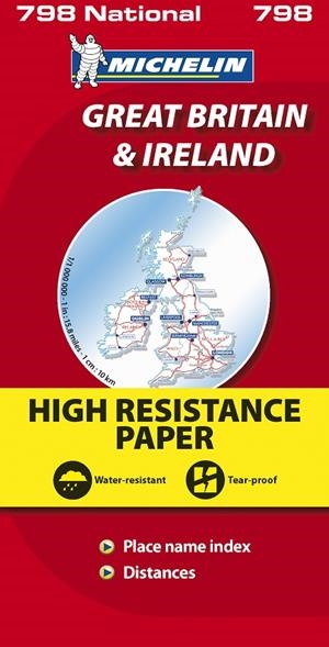 GRAN BRETAÑA / IRLANDA ALTA RESISTENCIA : MAPA 798 | 9782067137998 | VARIOS AUTORES