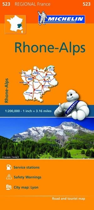 RHÔNE, ALPES-RHONE, ALPS : MAPA 523 | 9782067209305 | VARIOS AUTORES