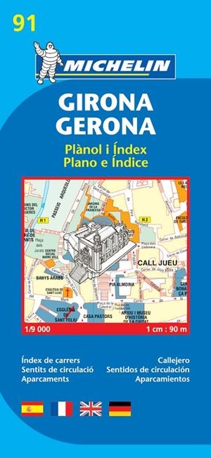 GERONA : MAPA 091 | 9782067140783 | VARIOS AUTORES
