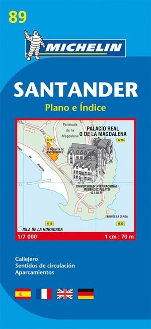 SANTANDER : MAPA 089 | 9782067128019 | VARIOS AUTORES