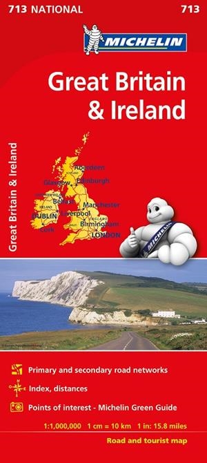 GRAN BRETAÑA / IRLANDA : MAPA 713 | 9782067170278 | VARIOS AUTORES