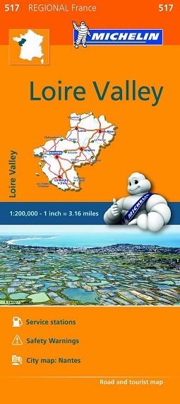 LOIRE VALLEY-PAYS DE LA LOIRE : MAPA 517 | 9782067209763 | VARIOS AUTORES