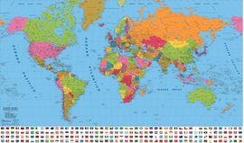 MAPA MURAL MINI EL MUNDO PLASTIFICADO (48X68) | 9788496850323 | NIN I CATALÀ, JOSEP