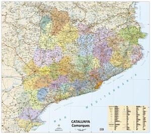 MAPA DE CATALUNYA MURAL PLASTIFICA | 9788460813422 | GONZÁLEZ MARTÍNEZ, ANA ISABEL