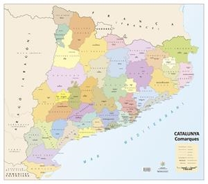 MAPA COMARCAL DE CATALUNYA | 9788460846086 | GONZÁLEZ MARTÍNEZ, ANA IASBEL